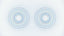 Two sets of concentric blue ripple rings spreading across a still white water surface, viewed from overhead — an abstract representation of rhythmic biological variability.